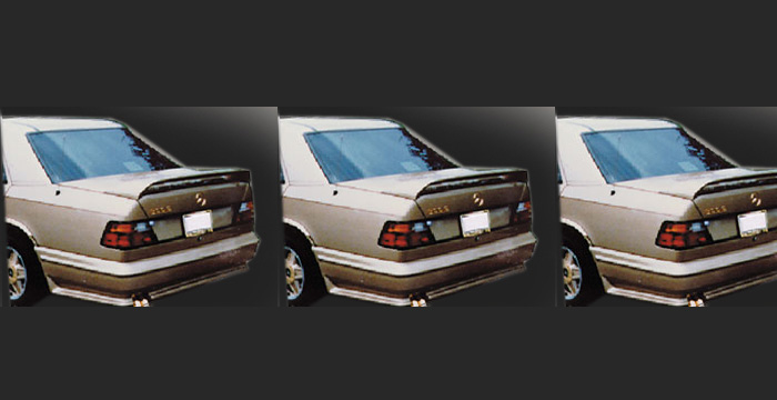 Custom 86-95 E Class Wing # 92-12  Sedan Trunk Wing (1994 - 1995) - $225.00 (Manufacturer Sarona, Part #MB-008-TW)